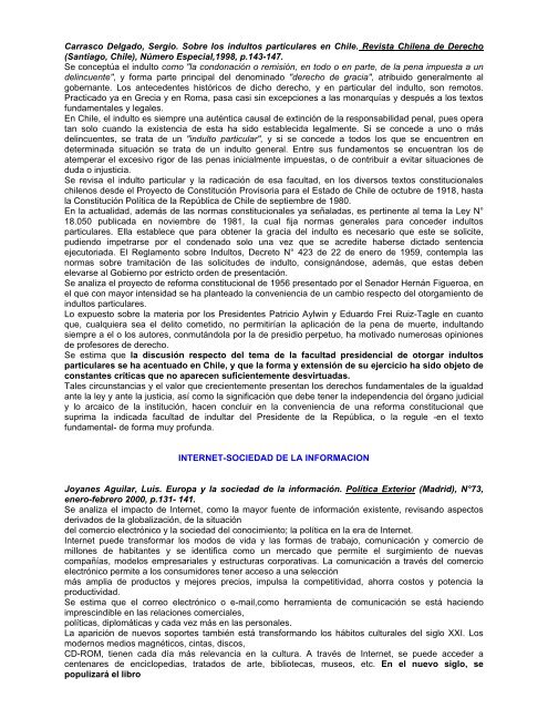 Tema de actualidad NÂº 39 - Biblioteca del Congreso Nacional de Chile