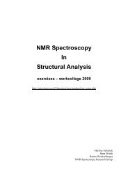 NMR Spectroscopy In Structural Analysis