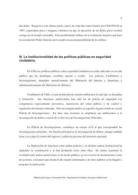 (NÂº283 Visiones acerca de la seguridad ciudadana en Chile.)