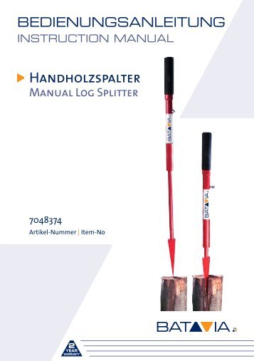 Handholzspalter - batavia.eu