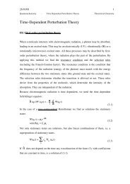 Reader Time dependent Perturbation Theory