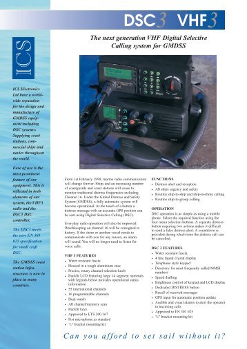 DSC3 VHF3 - ICS Electronics Ltd