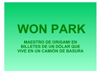 WON PARK, MAESTRO DE ORIGAMI.pdf - Wikiblues.net