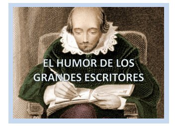 El humor de los grandes escritores.pps - Wikiblues.net