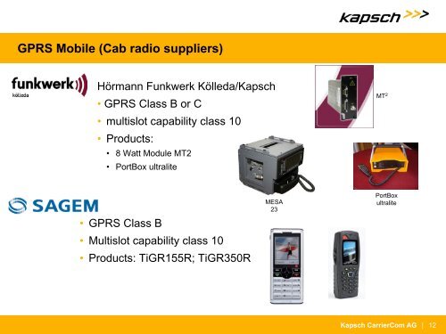 GSM-R and GPRS