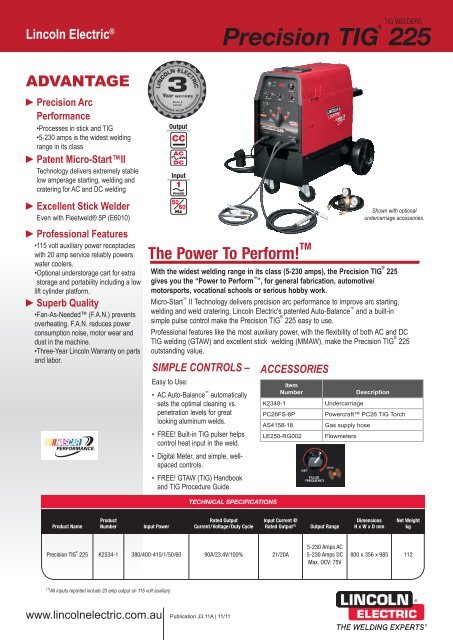 Lincoln 225 Welder Parts