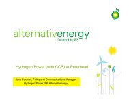 Hydrogen Power (with CCS) at Peterhead. - The Carbon Capture ...