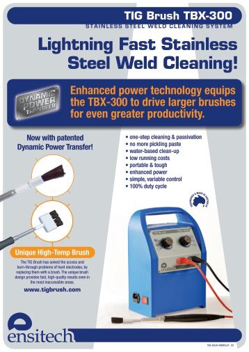 Brochure - Burnback Welding Equip Services