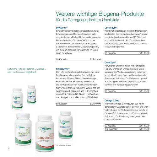 Biogena Darmgesundheit - Biogena Deutschland GmbH