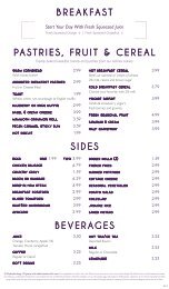 View Our Menu - Atlantis Casino Resort