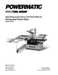 Horizontal Panel Saw - Southern Tool
