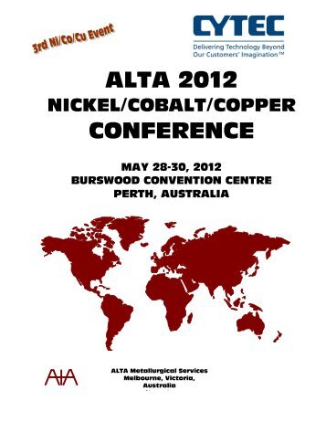 Contents & Abstracts - ALTA Metallurgical Services