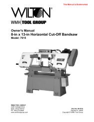 8-in x 13-in Horizontal Cut-Off Bandsaw - Southern Tool