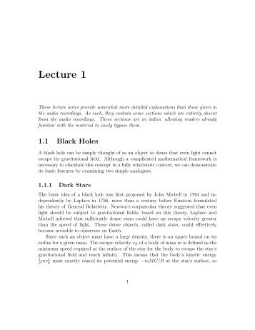 Lecture 1 - Perimeter Institute