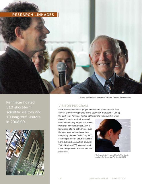 2009 Annual Report - Perimeter Institute