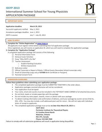 PDF Version - Perimeter Institute