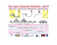 The Logic of Quantum Mechanics - take II - Perimeter Institute