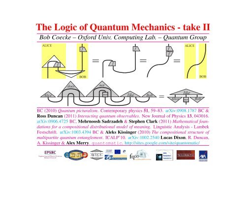 The Logic of Quantum Mechanics - take II - Perimeter Institute