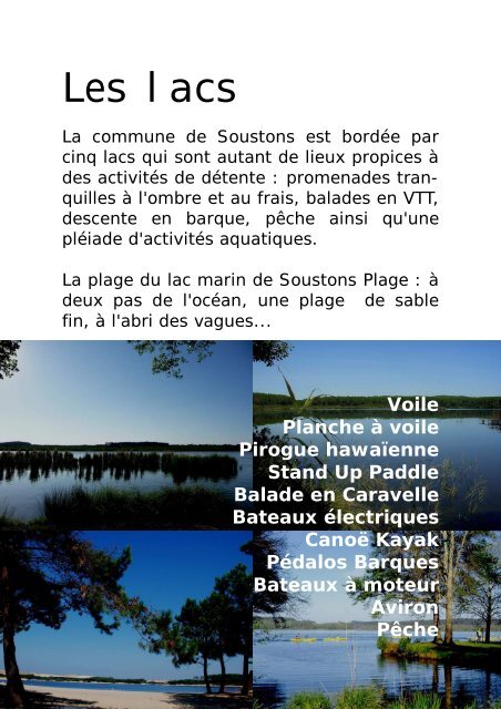 SOUSTONS Tourisme