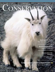 Conservation's Golden Opportunity - Alberta Conservation Association