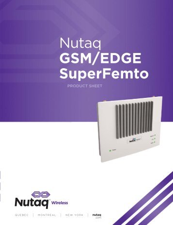 GSM/EDGE SuperFemto - Dspecialists