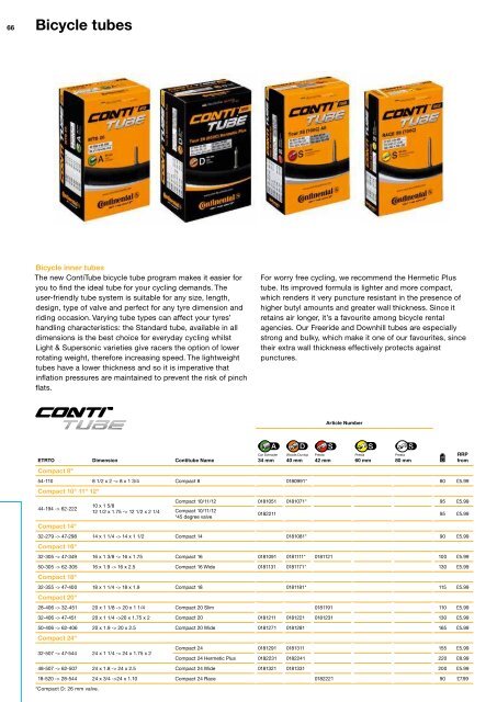 2013 Tyre Brochure - Continental
