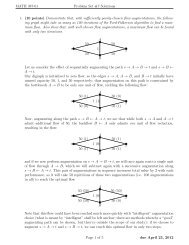 MATH 387-01 Problem Set #7 Solutions 1. (10 points) Demonstrate ...