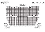 Circle Stalls - Birmingham Hippodrome