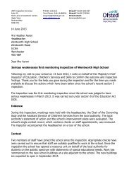 14 June 2013 Mrs Heather Aaron Headteacher Wentworth High ...