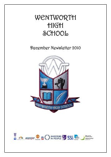 December 2010 - Wentworth High School