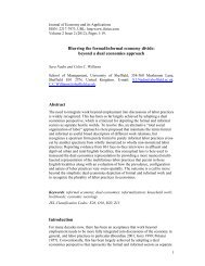 Blurring the formal/informal economy divide: beyond a dual ...