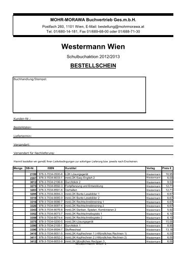 Westermann Wien - bei Mohr Morawa Buchvertrieb GmbH