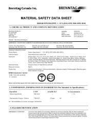 sodium hypochlorite msds