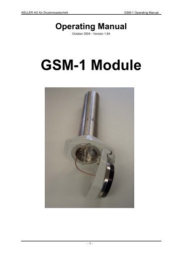 GSM-1 Module -  Keller AG