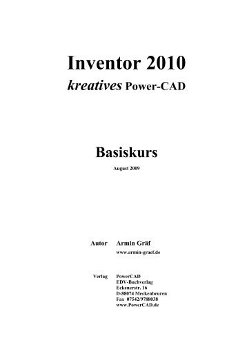 Inventor 2010 - Ingenieurbuero Armin Graef