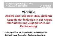 Vortrag Sabine Penka und Christoph Gräf - AGE Freiburg