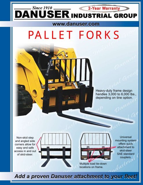 PALLET FORKS - Rankin Equipment Co.