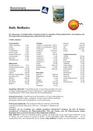 Daily BioBasics - Kiesels.Info