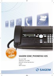 SAGEM GSM_PHONEFAX 43S
