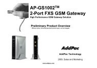 AP-GS1002TM 2-Port FXS GSM Gateway