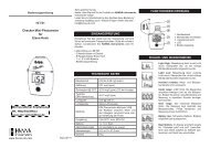 Bedienungsanleitung fÃ¼r Hanna Mini-Photometer HI721 f. Eisen