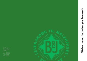 Sådan maler du indendørs træværk - Beck & Jørgensen A/S