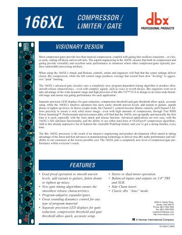 166XL - Free Pro Audio Schematics