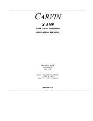 PDF manual - Carvin.com