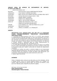 AGRAVO LEGAL EM AGRAVO DE INSTRUMENTO NÂº 0003061 ...