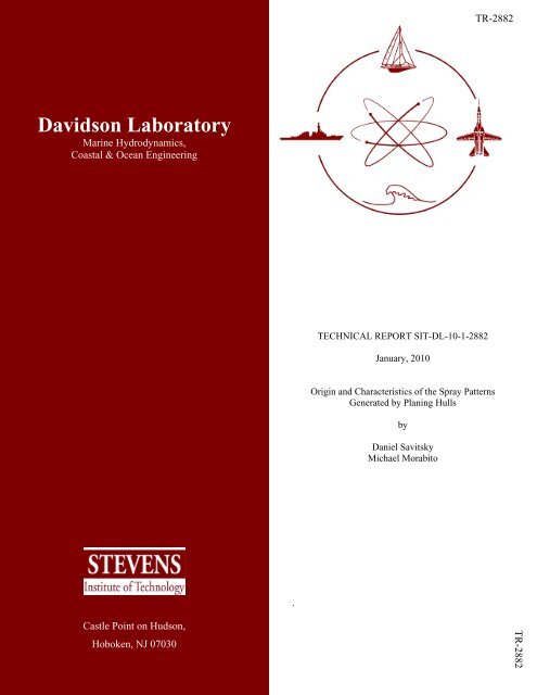 Origin and Characteristics of the Spray Patterns TR-2882 3-10 ...