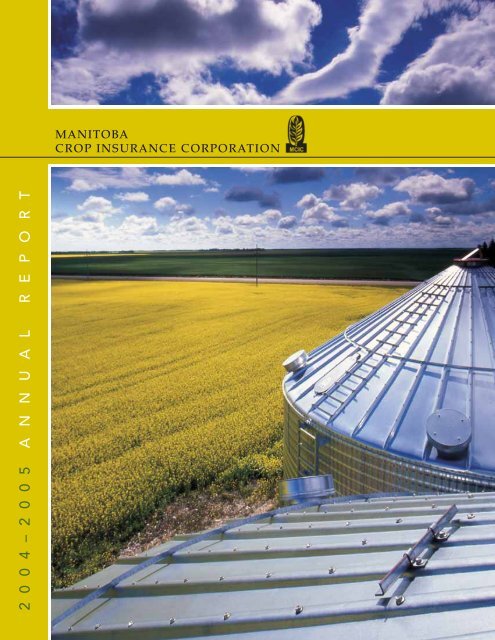 MCIC Annual Report 2004/05 - Manitoba Agricultural Services ...