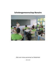 Informatiegids - Scholengemeenschap Bonaire