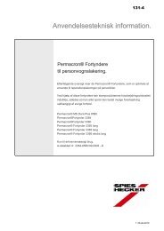 Permacron® Fortynder 3364-65-3380-3385-8580 - Baden-Jensen A/S
