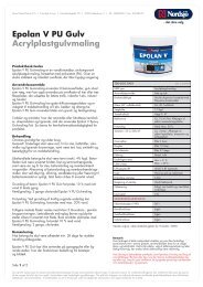 Epolan V PU Gulv Acrylplastgulvmaling  - Nordsjö